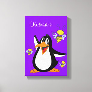 Canvas Estreitas Imprimir Bumblebee Penguin