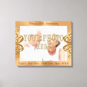 canvas FOTO de 50 anos com nomes e datas