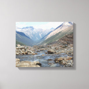 Canvas Glacial da angra de Canadá do Columbia