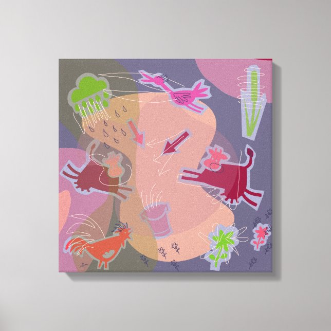 Canvas happy cows (Frente)