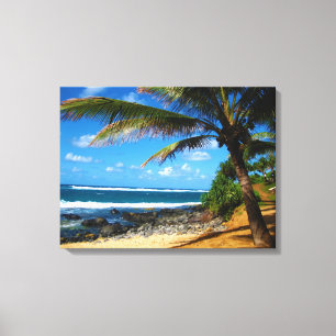 Canvas havaianas da palmeira