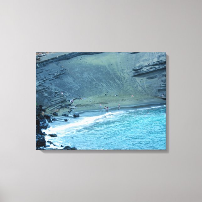 Canvas Hawaii Green Sands Beach (Frente)