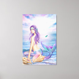 Canvas Imprimir Sereia Azul