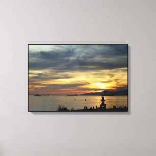 Canvas Inushushuk de Impressão de Arte Sunset Vanc