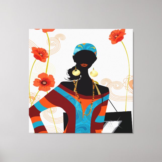 Canvas Jamaican Girl (Frente)