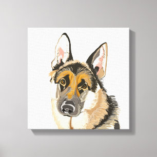 Canvas lindos do german shepherd