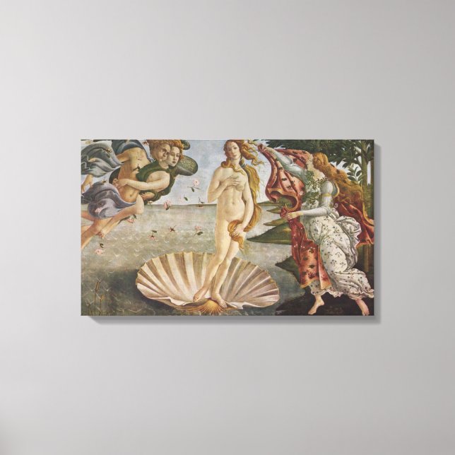 Canvas O Nascimento de Vênus Sandro Botticelli (Frente)