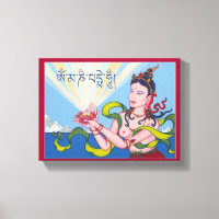 CANVAS - Oferecendo Deusa com Tibetano Mantra