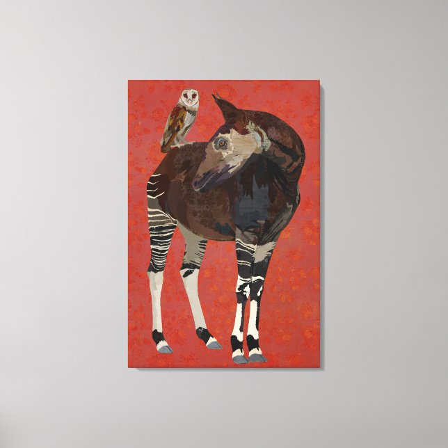 Canvas OKAPI & SUMMER OWL (Frente)