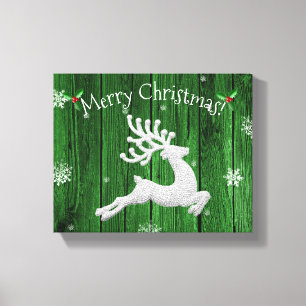 Canvas para Reinadores de Natal Russos Verdes