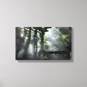 Canvas Pequena do Caminho Sombreado