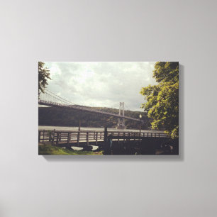 Canvas pequenas da ponte meados de de Hudson