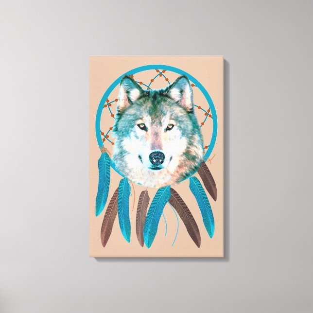 Canvas Personalizada do Sonho de Lobo Espírito (Frente)