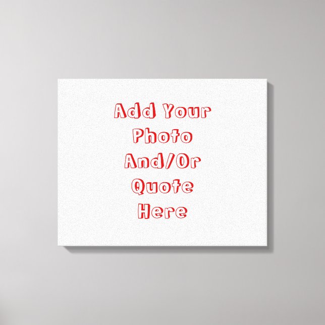 Canvas pessoal personalizável (Frente)