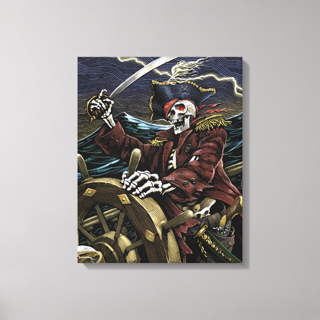 Canvas Pirata de Skeleton (Frente)