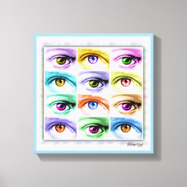 Canvas pop ART EYES (Sq) Galeria (Frente)