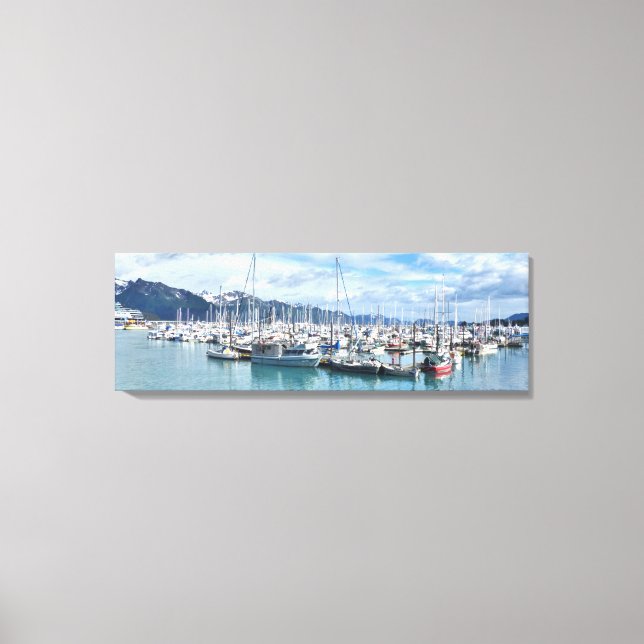 Canvas Premium 36x12 de Homer Alaska (Frente)