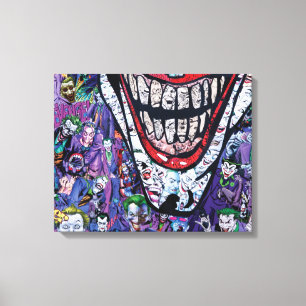 Canvas Premium de Joker de banda desenhada (Gloss)