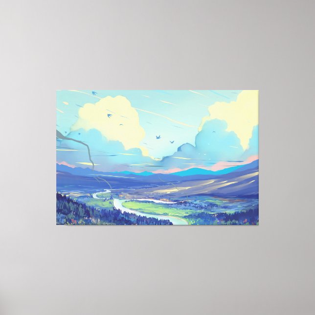 Canvas Premium de Pintura Digital (Gloss) (Frente)