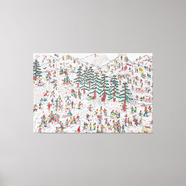 Canvas Premium do Cartoon Waldo (Gloss) (Frente)
