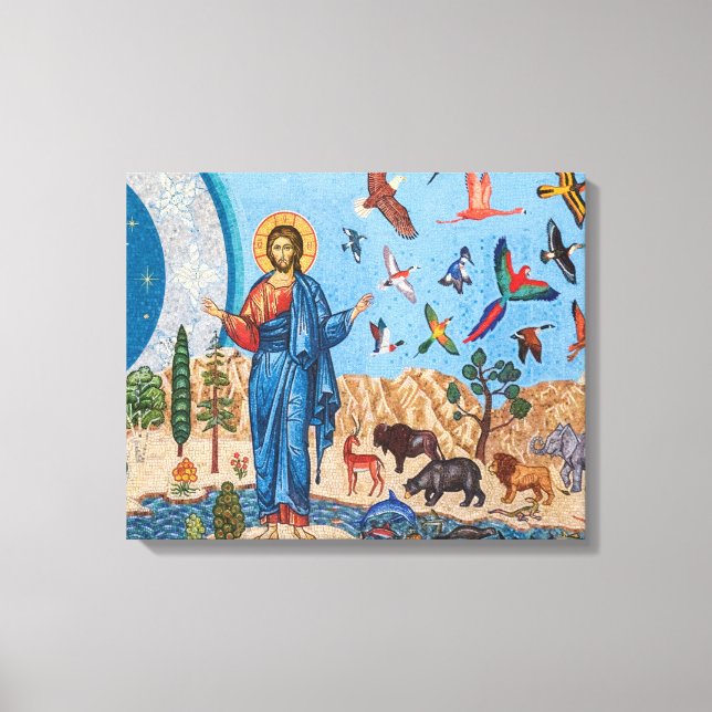 Canvas Premium do mosaico gênesis (Gloss) (Frente)
