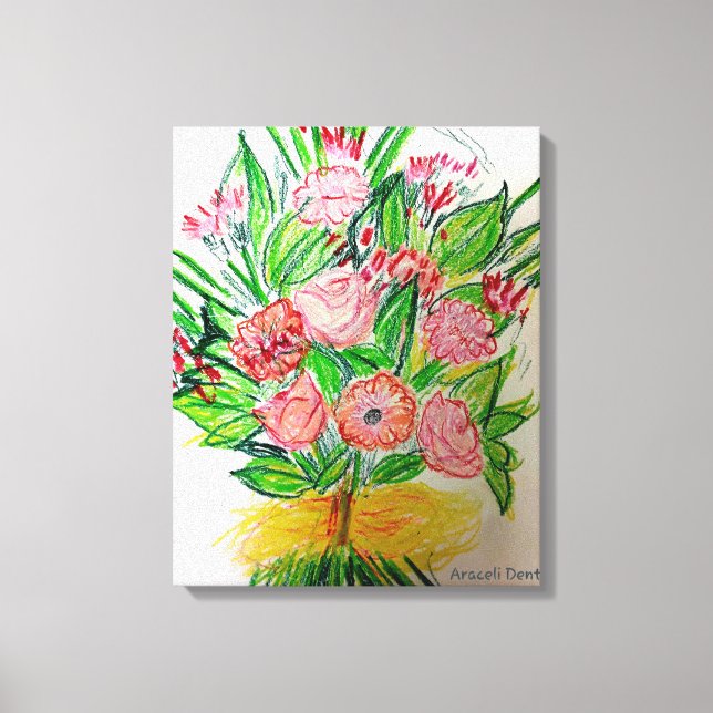 Canvas Premium (Gloss) Gerberas (Frente)