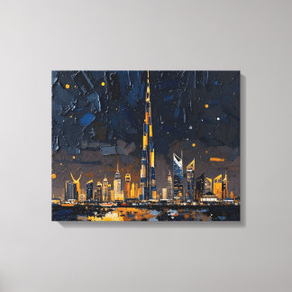 Canvas Premium no Skyline de Dubai | Cidade Modern