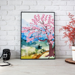 Canvas primavera Blossom Wall