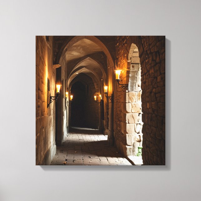 Canvas Print  (Castle Cooridor-2) (Frente)