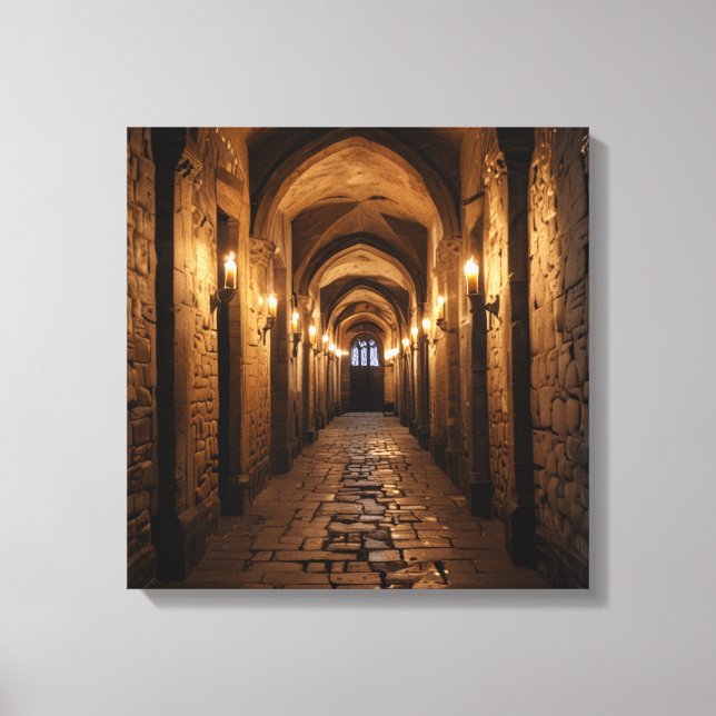 Canvas Print (Castle Cooridor-3) (Frente)
