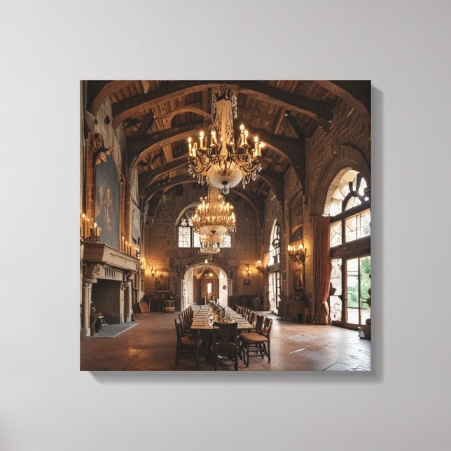 Canvas Print (Castle Dining Hall-2) (Frente)
