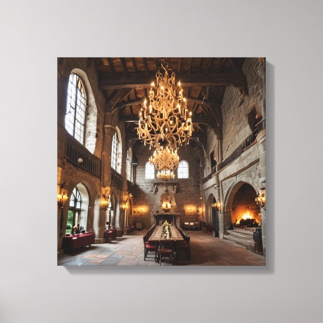 Canvas Print (Castle Dining Hall-3) (Frente)