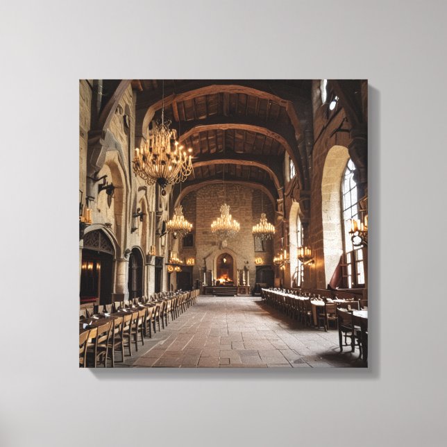Canvas Print (Castle Dining Hall- 4) (Frente)