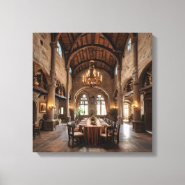 Canvas Print (Castle Dining Hall-6)
