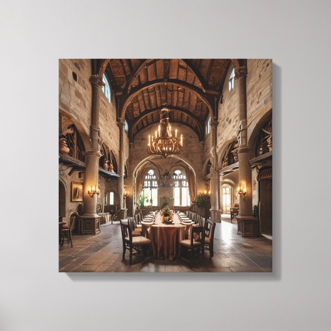 Canvas Print (Castle Dining Hall-6) (Frente)