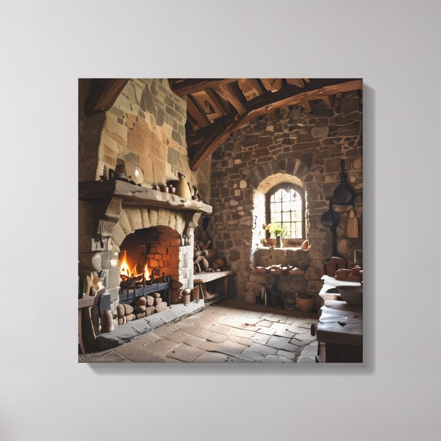 Canvas Print (Castle Kitchen) (Frente)