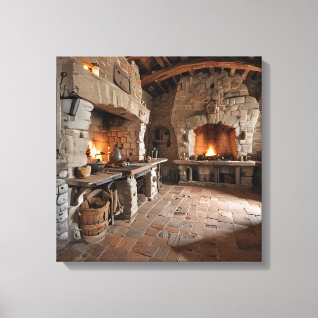 Canvas Print Castle Kitchen-2) (Frente)