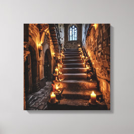 Canvas Print  (Castle Stairway-2)