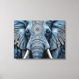 Canvas Print: Elefante Azul Africano