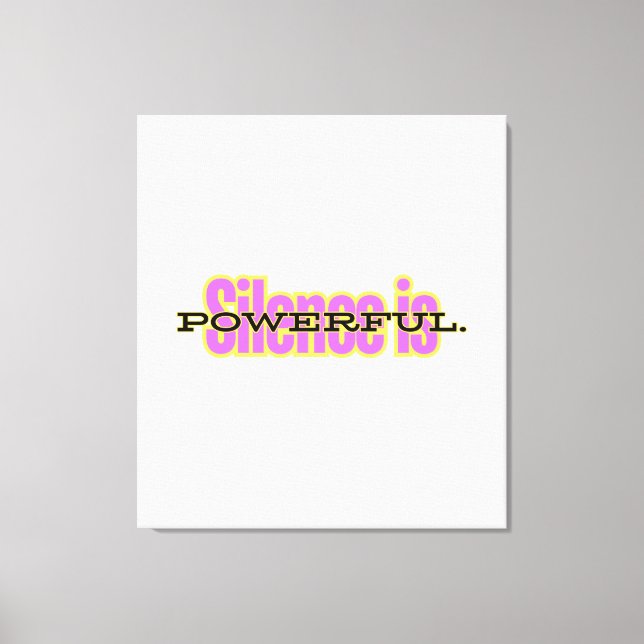 Canvas Print – Minimalist Motivational Wall Art (Frente)