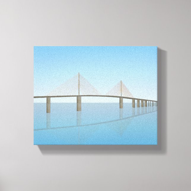 Canvas Print: Ponte Sunshine Skyway (Frente)