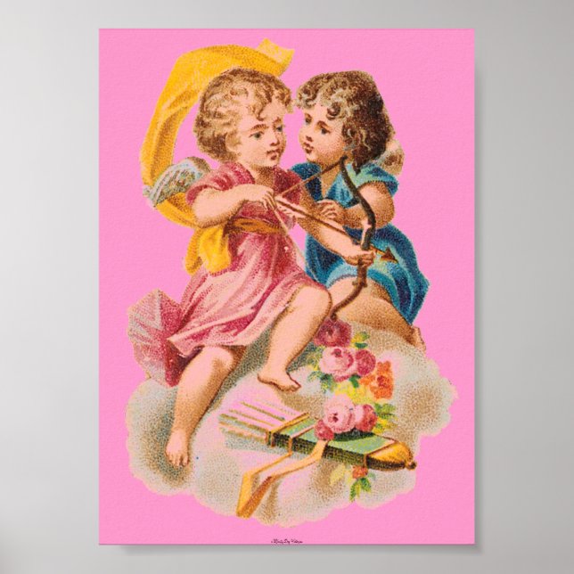 CANVAS PRINT POSTER VICTORIAN ERA CUPID (Frente)