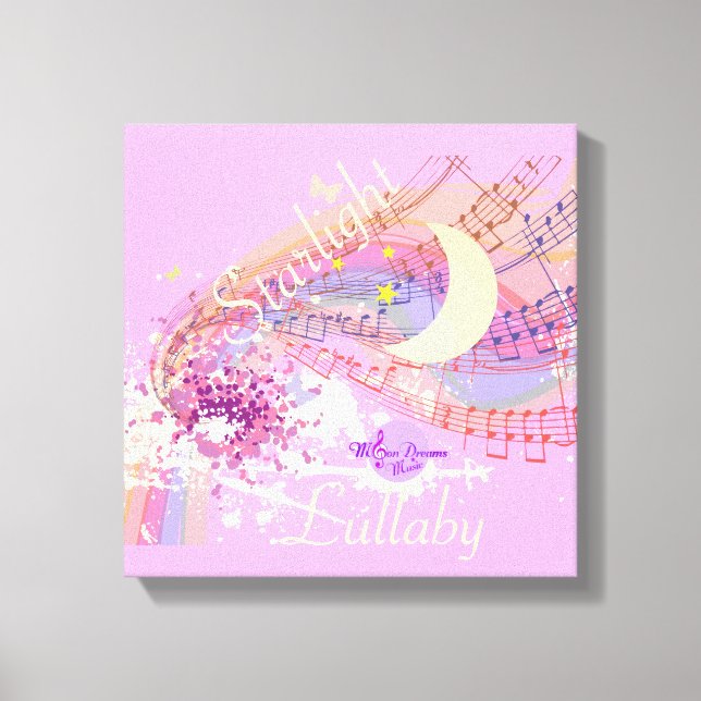 Canvas rosa Starlight Lullaby (Frente)