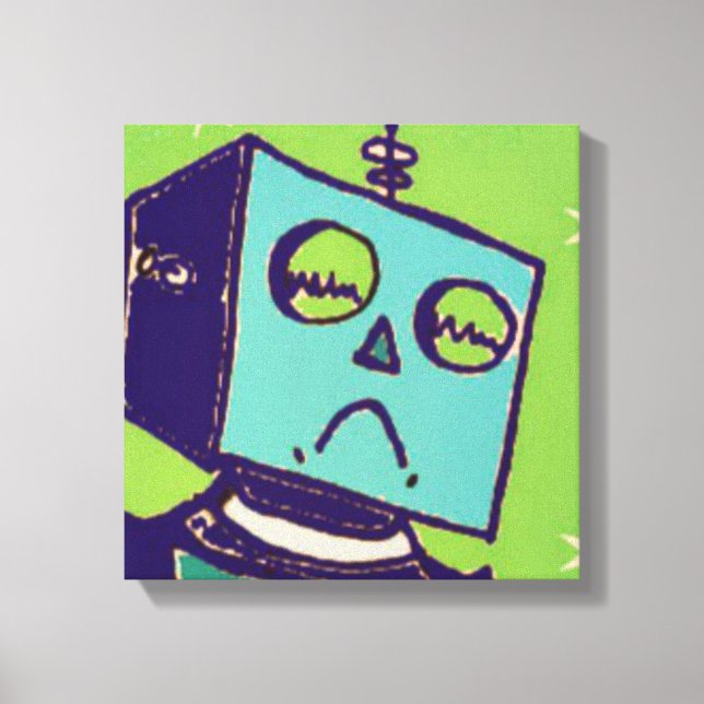 Canvas Sad Robot (Frente)