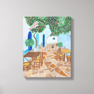 canvas Santorini 1