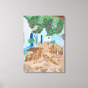Canvas Santorini 1