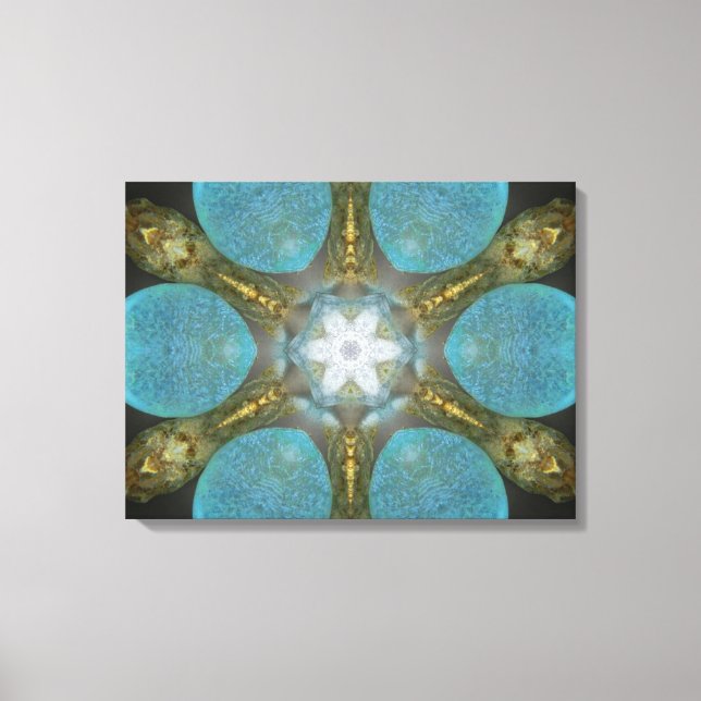 Canvas Sea Glass Spa Mandala (Frente)