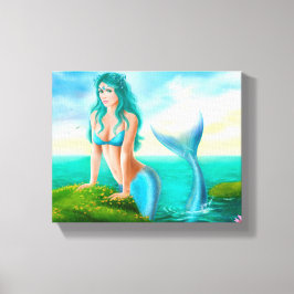 Canvas "Sereia no mar"