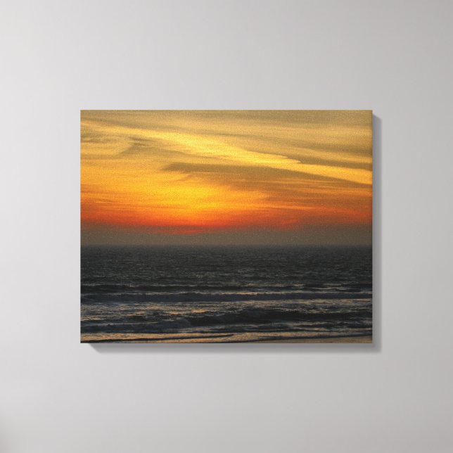 Canvas Sunset de Praia (Frente)