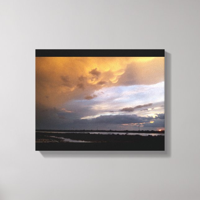 Canvas sunset turva de Chipre (Frente)
